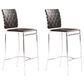 Zuo Modern Criss Cross Counter Stool in Black (Set of 2), , large
