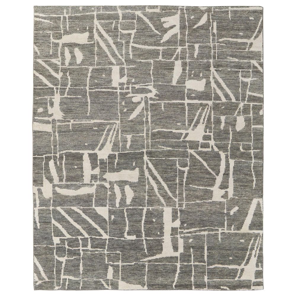 Feizy Sutton 5"6" x 8"6" Pewter and Green Area Rug, , large