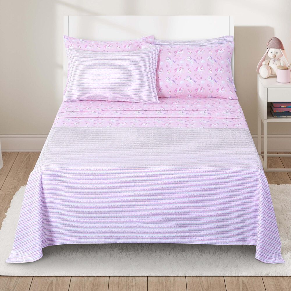 BCP Home Everyday Imagination 6-Piece Full Sheet Set in Bubblepearl, , large