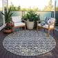Dalyn Rug Company Portico PO4 Gray 8" Round Area Rug, , large