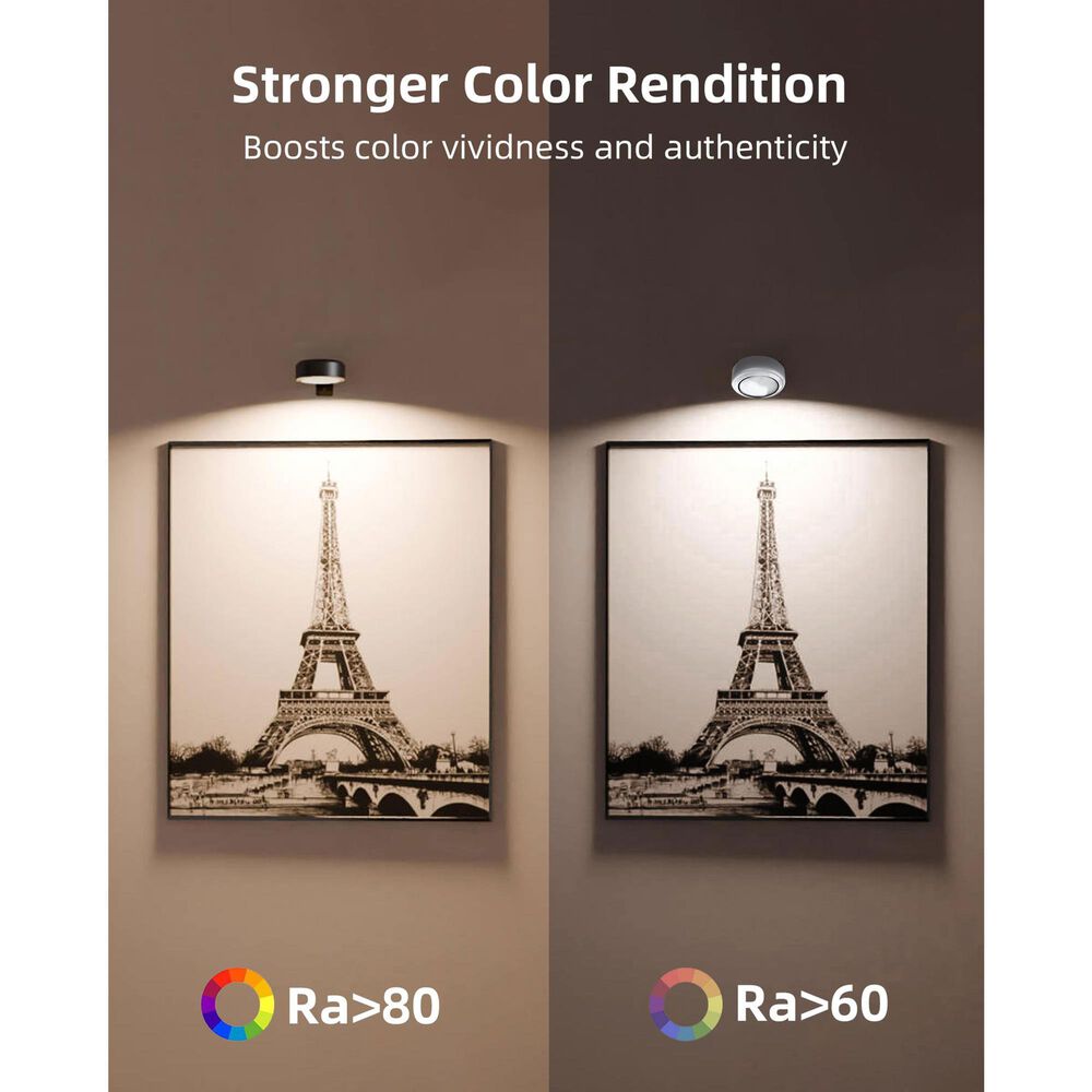 HOMLUX Tap Control Wall Light in Black (Set of 3), , large