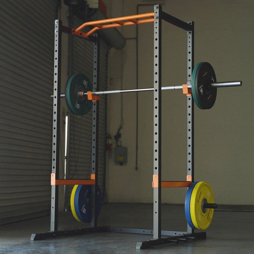 Sunny Health &amp; Fitness Power Zone Advanced Multifunction Squat Power Cage in Black, , large