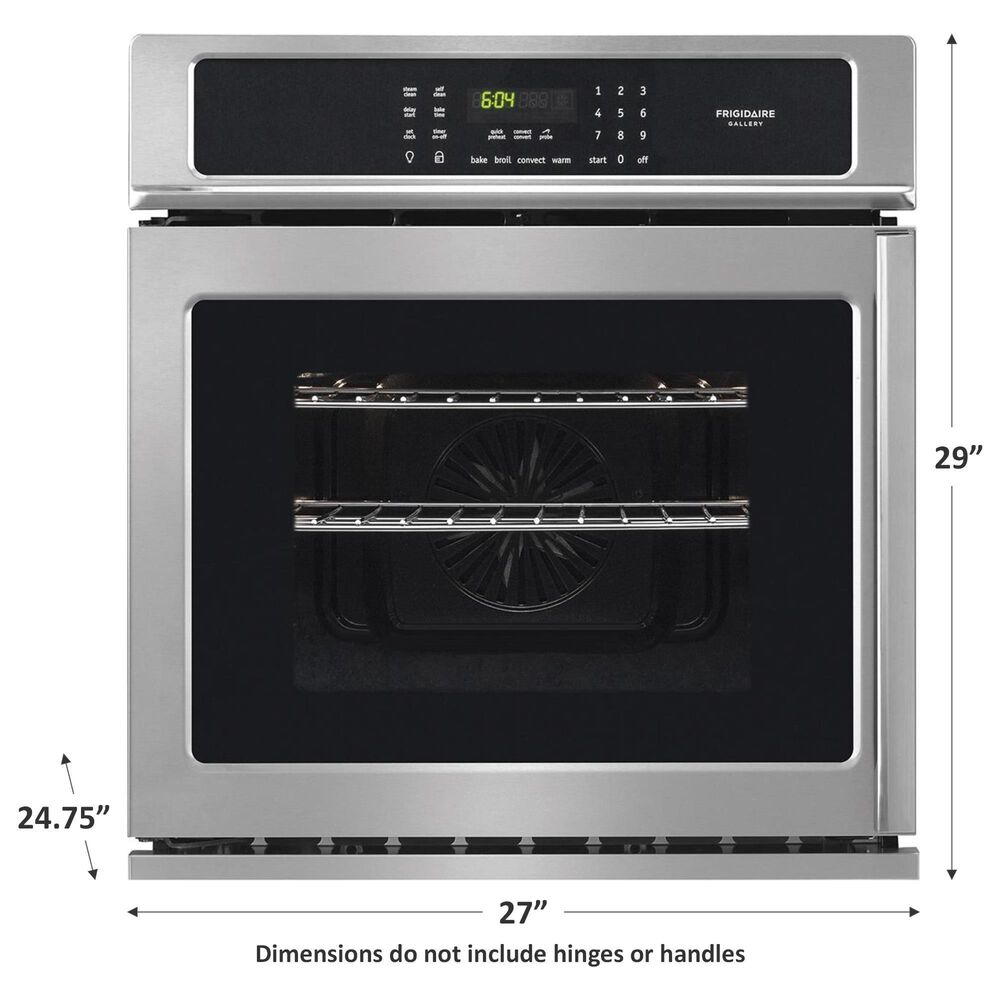 Frigidaire Gallery Gallery 27&quot; Single Electric Wall Oven in Stainless Steel, , large