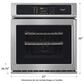 Frigidaire Gallery Gallery 27" Single Electric Wall Oven in Stainless Steel, , large