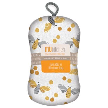 Mukitchen 6" Bee Scrub Sponge, , large