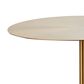 Lumisource Symbol Side Table in White Marble and Gold, , large