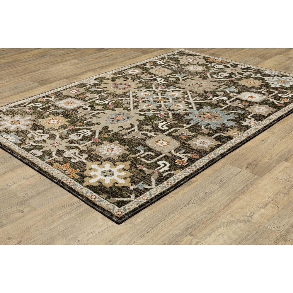 Oriental Weavers Andorra 7&#39;10&quot; x 10&#39;10&quot; Brown and Multicolor Area Rug, , large