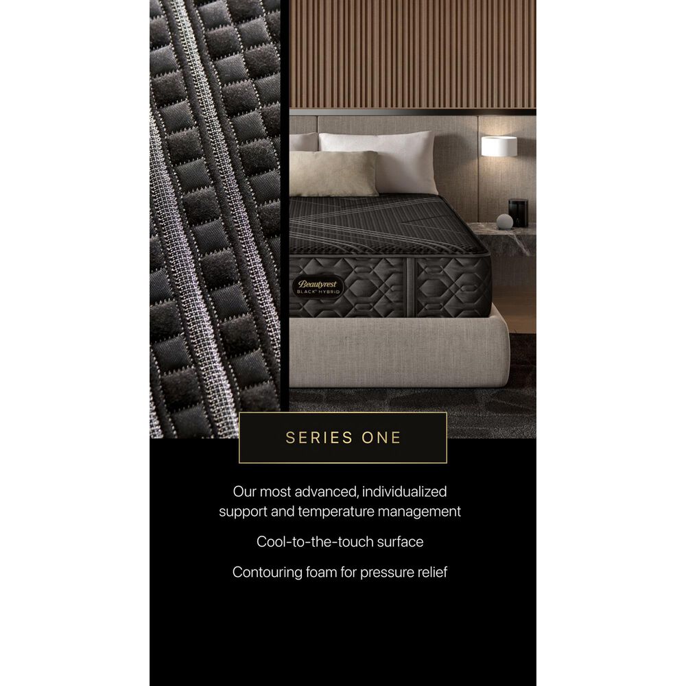 Beautyrest Black Hybrid Series One Firm Twin XL Mattress, , large