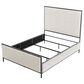 Furniture of America Lalia Queen Upholstered Panel Bed with Padded Headboard in Matte Grey, , large