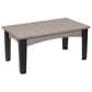 Amish Orchard Island Coffee Table in Weatherwood and Black, , large