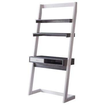 Furniture of America Terrell Desk in White Oak, , large