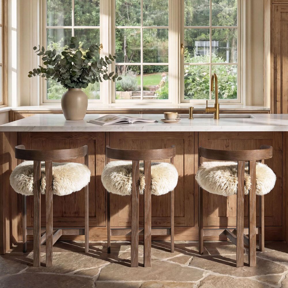 Jennifer Taylor Home Millwick Counter Stool in Natural Blonde, , large