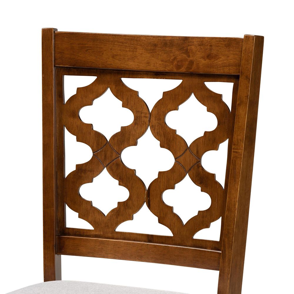 Baxton Studio Ramiro Side Chair in Walnut Brown (Set of 2), , large