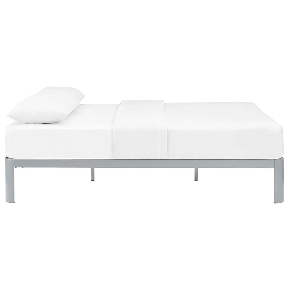 Modway Corinne Queen Platform Bed Frame in Gray, , large