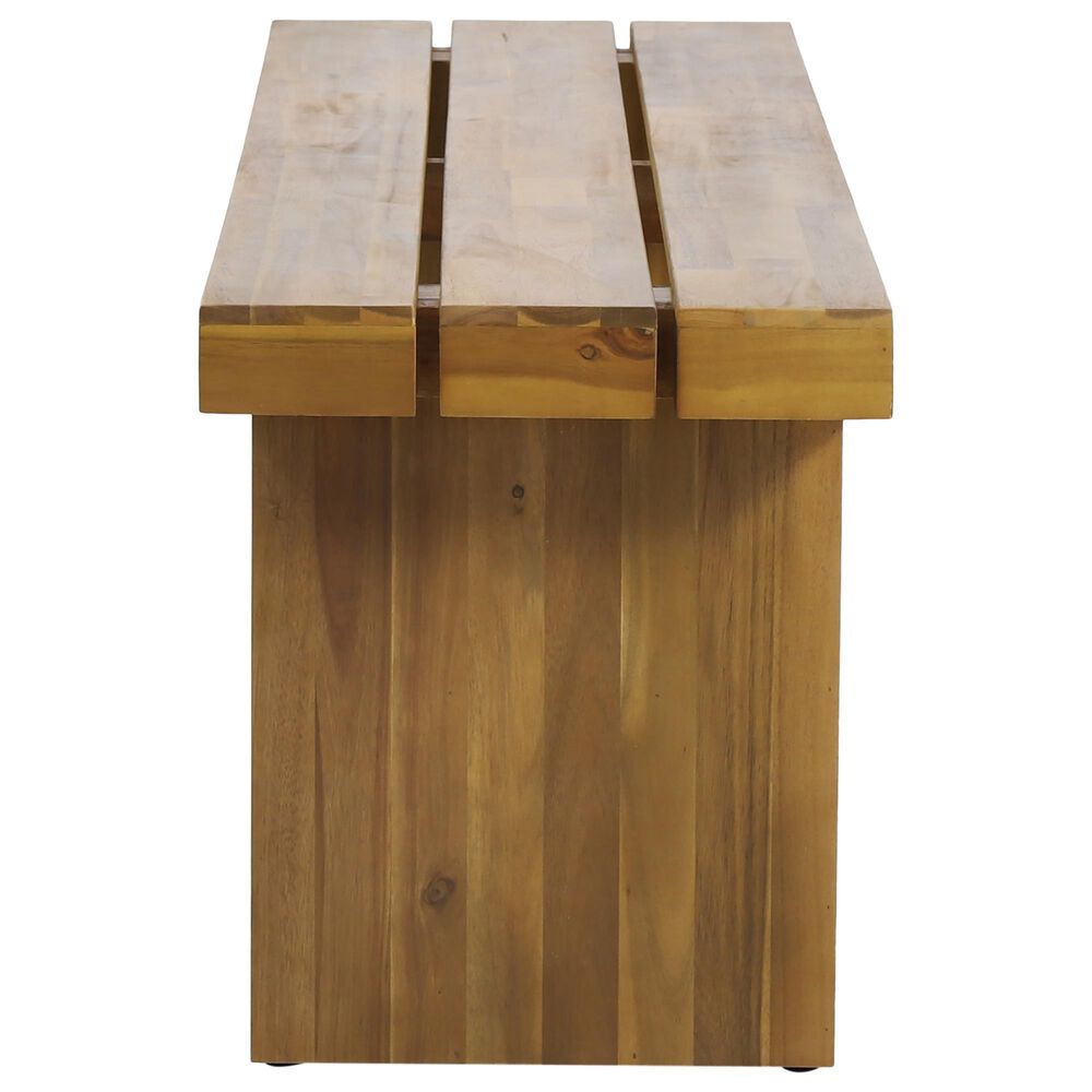 Hearth and Haven Nahanni Outdoor Bench in Natural, , large