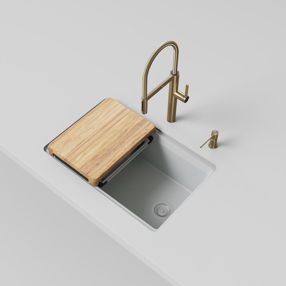 Blanco Inteos 30&quot; Undermount Single Bowl Kitchen Sink in White, , large