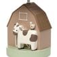 Lambs & Ivy Farmyard Friends Table Lamp in Brown and White, , large
