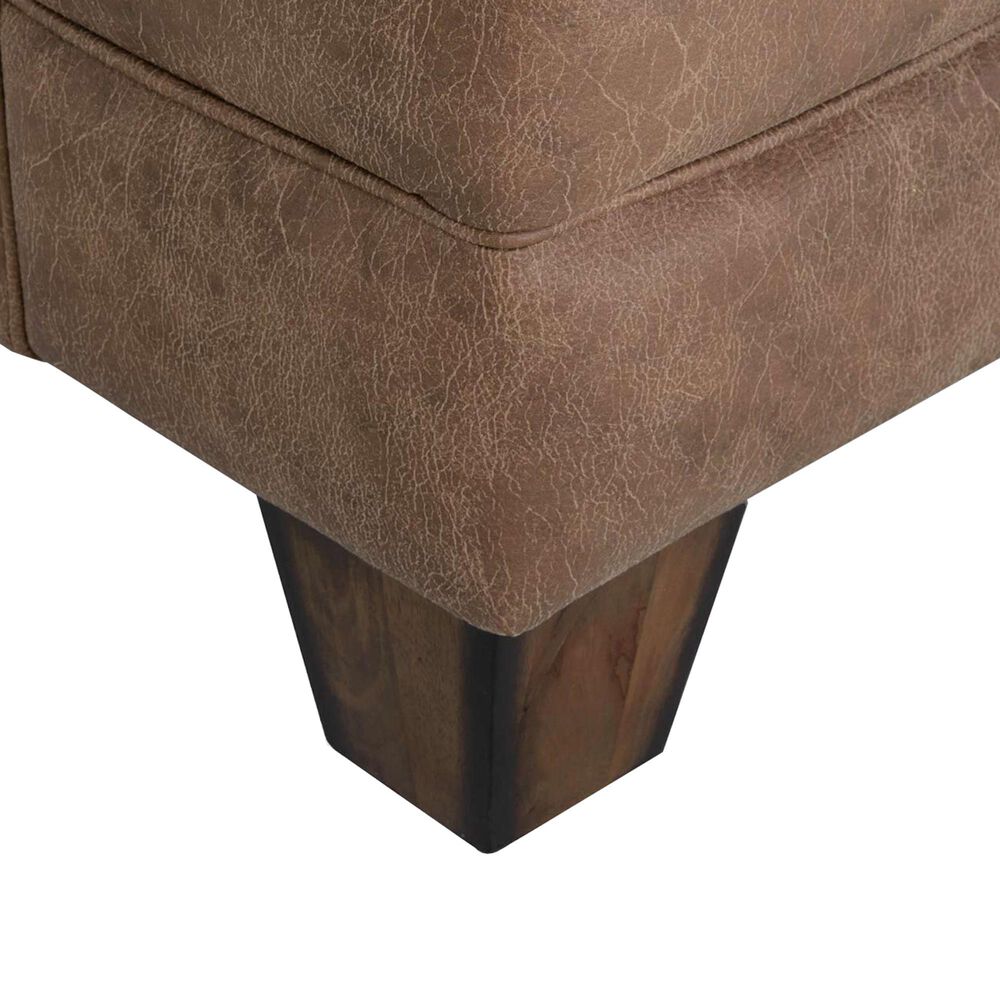 Moore Furniture Sicily Stationary Sofa in Hazelnut, , large