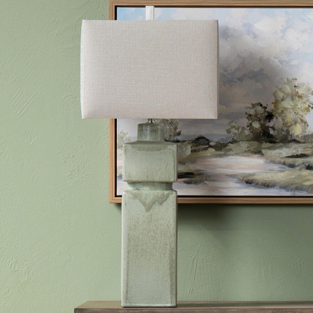 Crestview Collection Stratton Table Lamp in Green, , large