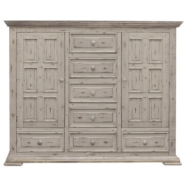 Fallridge Pueblo White Mule Chest in White Distressed, , large