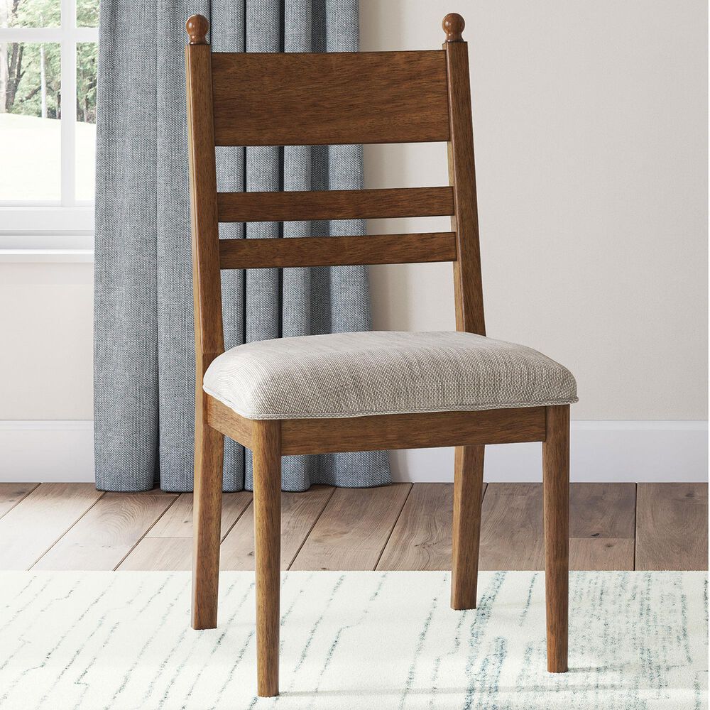 Ashley Greddinton 7-Piece Rectangular Dining Set in Medium Brown and Black, , large