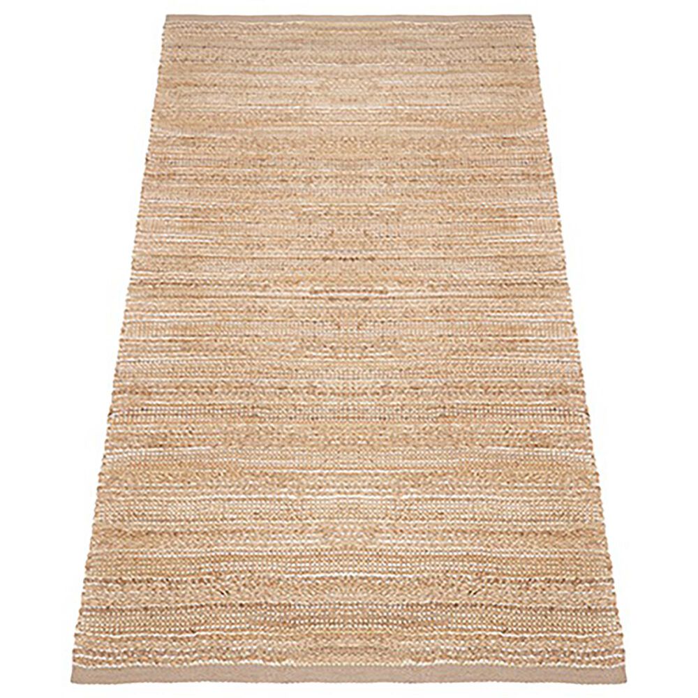 L&amp;R Resources Natural Fiber 9&#39; x 12&#39; Cream and Ivory Area Rug, , large
