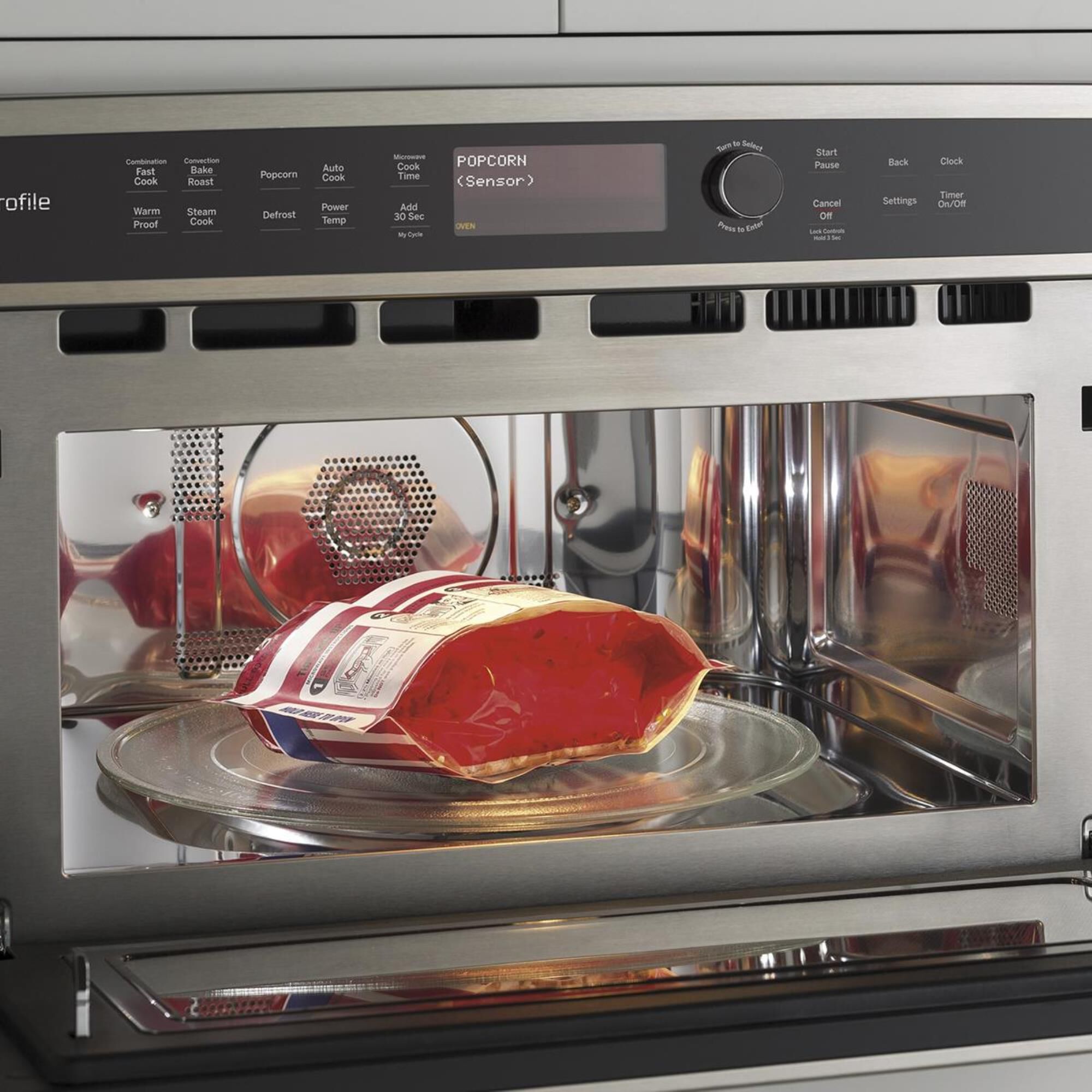 Ge built in store microwave oven combo