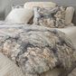 HiEnd Accents Victoria 3-Piece King Comforter Set in Gray, Cream, Tan, Light Blue and Rust, , large