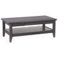 CorLiving Hollywood Coffee Table with Drawers in Dark Grey, , large