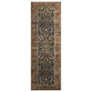 Loloi II Jules 2" x 5" Ocean and Spice Runner, , large
