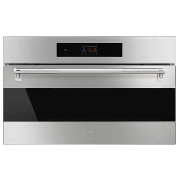 SMEG Classic 30" Single Combi-Steam Electric Wall Oven in Stainless Steel, , large