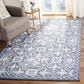Safavieh Micro-Loop MLP606M 4" x 6" Blue and Ivory Area Rug, , large