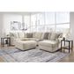 Ashley Edenfield Oversized Accent Ottoman in Linen, , large