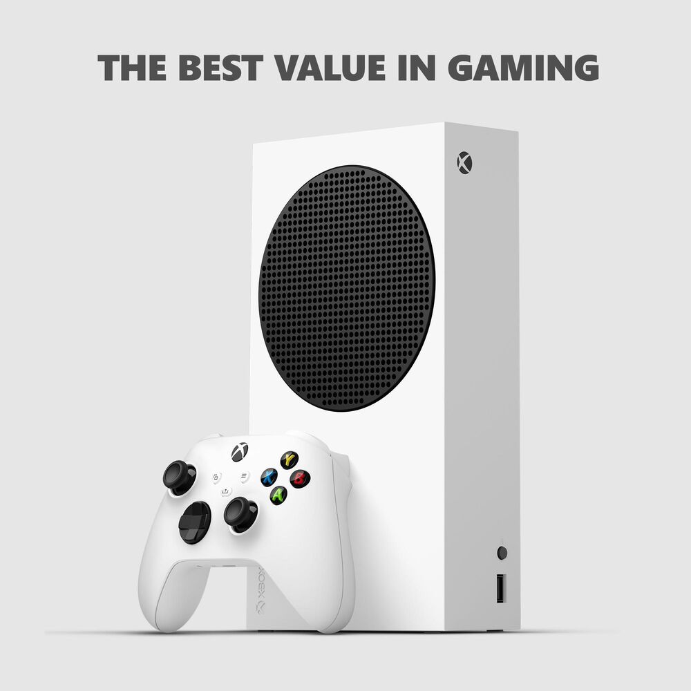 Microsoft Xbox Series S 1TB All-Digital Console &#40;Disc-Free Gaming&#41; in Robot White, , large
