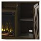 Classic Flame Twin Star 64" Barndoor Fireplace in Saw Cut Espresso, , large
