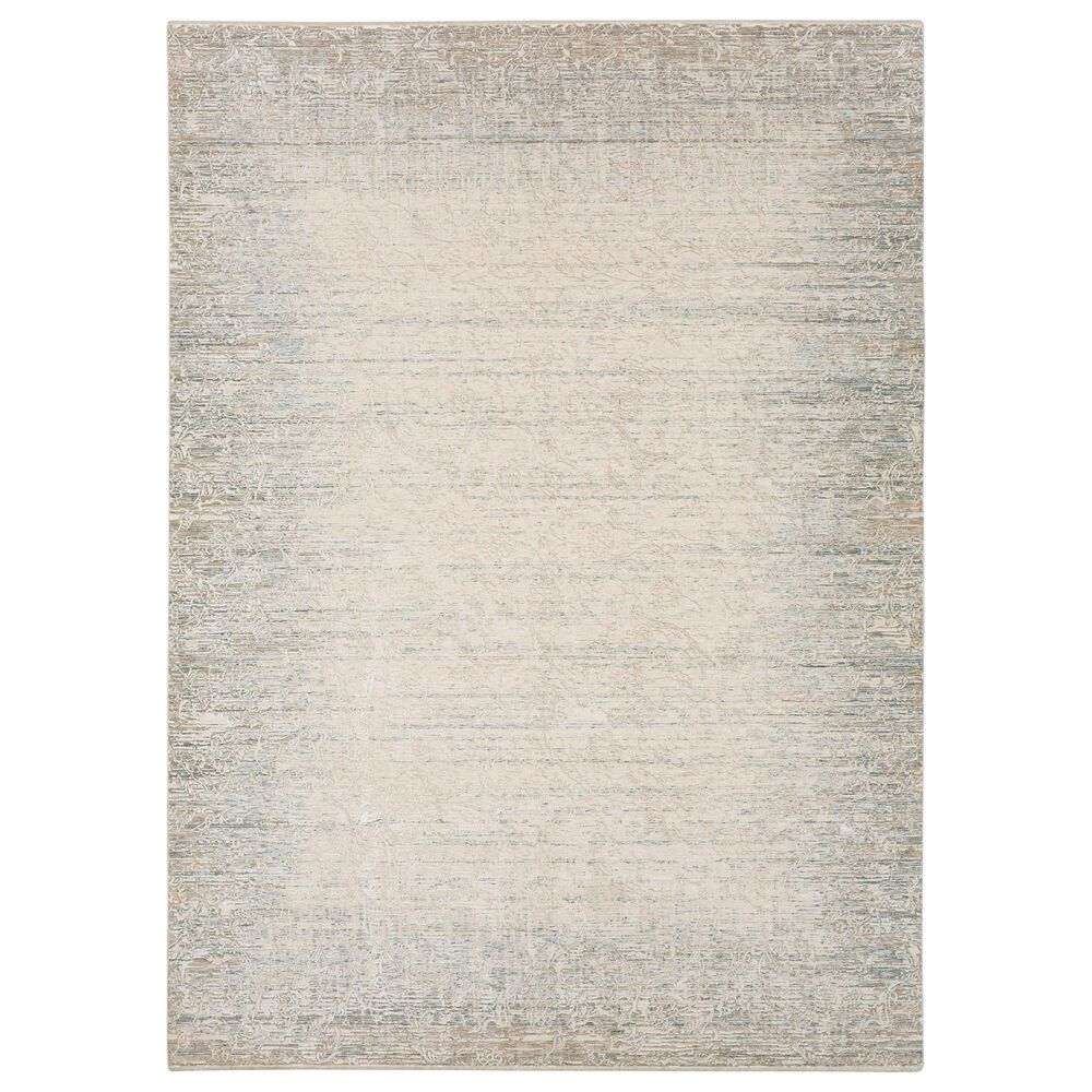 Karastan Solitude Mandawa 2"7" x 7"3" Cream Dark Grey Runner, , large