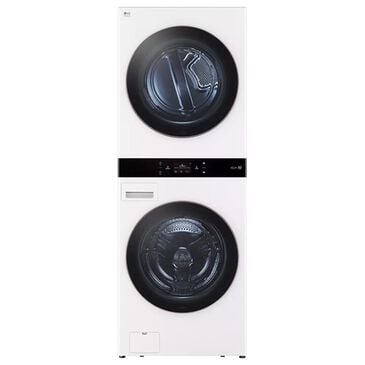 LG Studio 5 Cu. Ft. Washer and 7.4 Cu. Ft. Electric Dryer WashTower in Essence White, , large