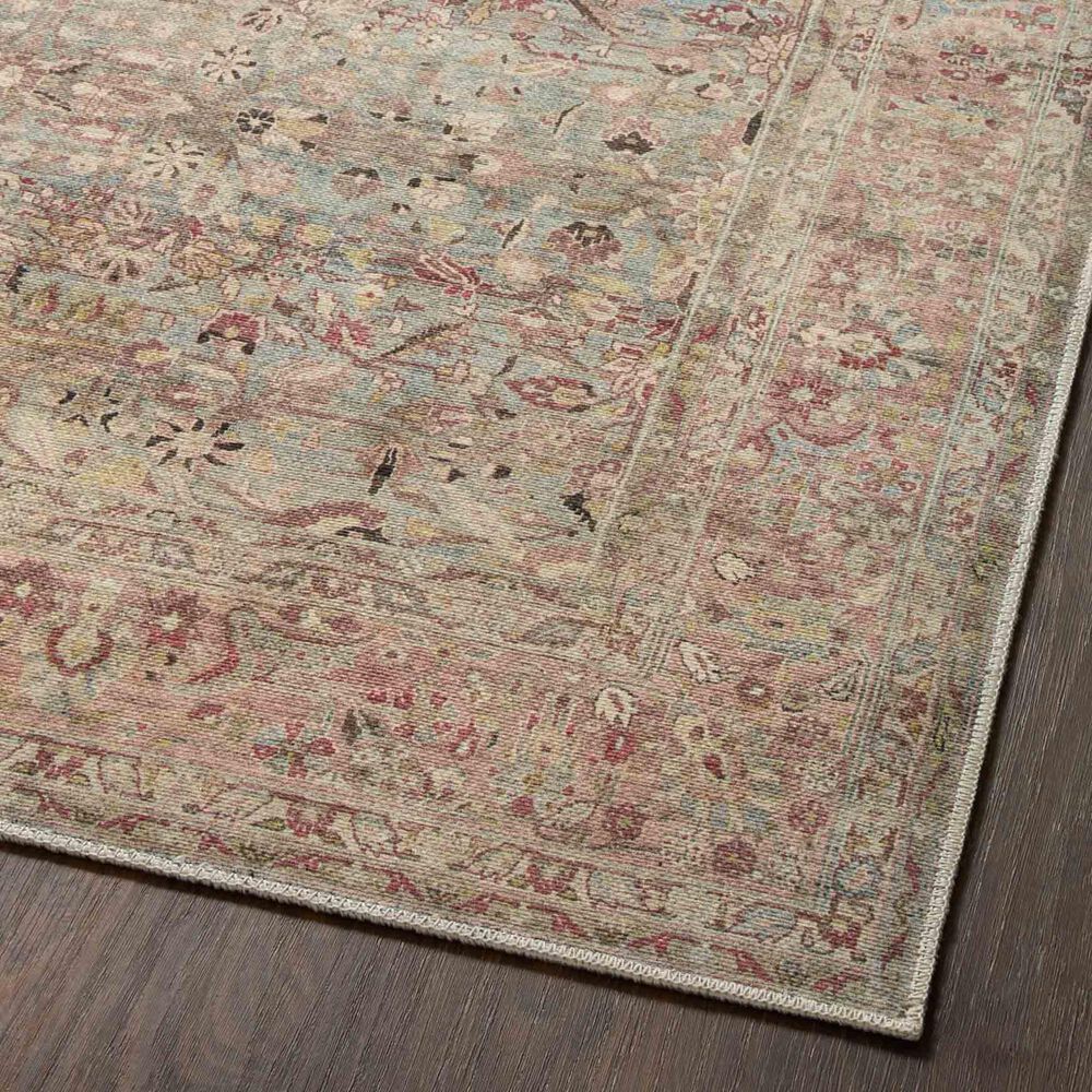 Loloi Adrian 2&#39; x 5&#39; Ocean and Clay Area Rug, , large