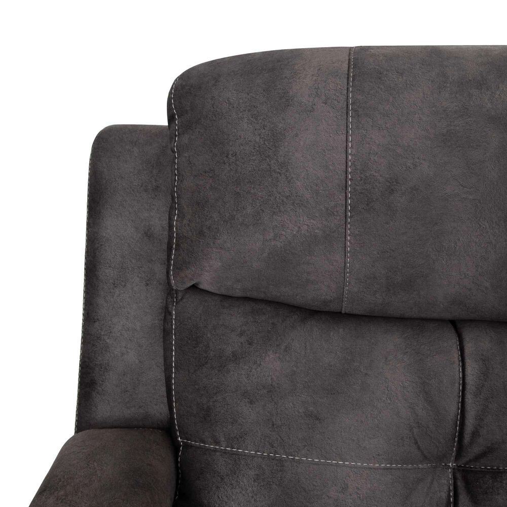 Moore Furniture Arlington Power Chair and A Half Recliner in Monroe Ebony, , large