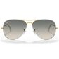 Ray-Ban Aviator Full Color Legend Sunglasses with Light Grey Lenses in Polished Grey, , large
