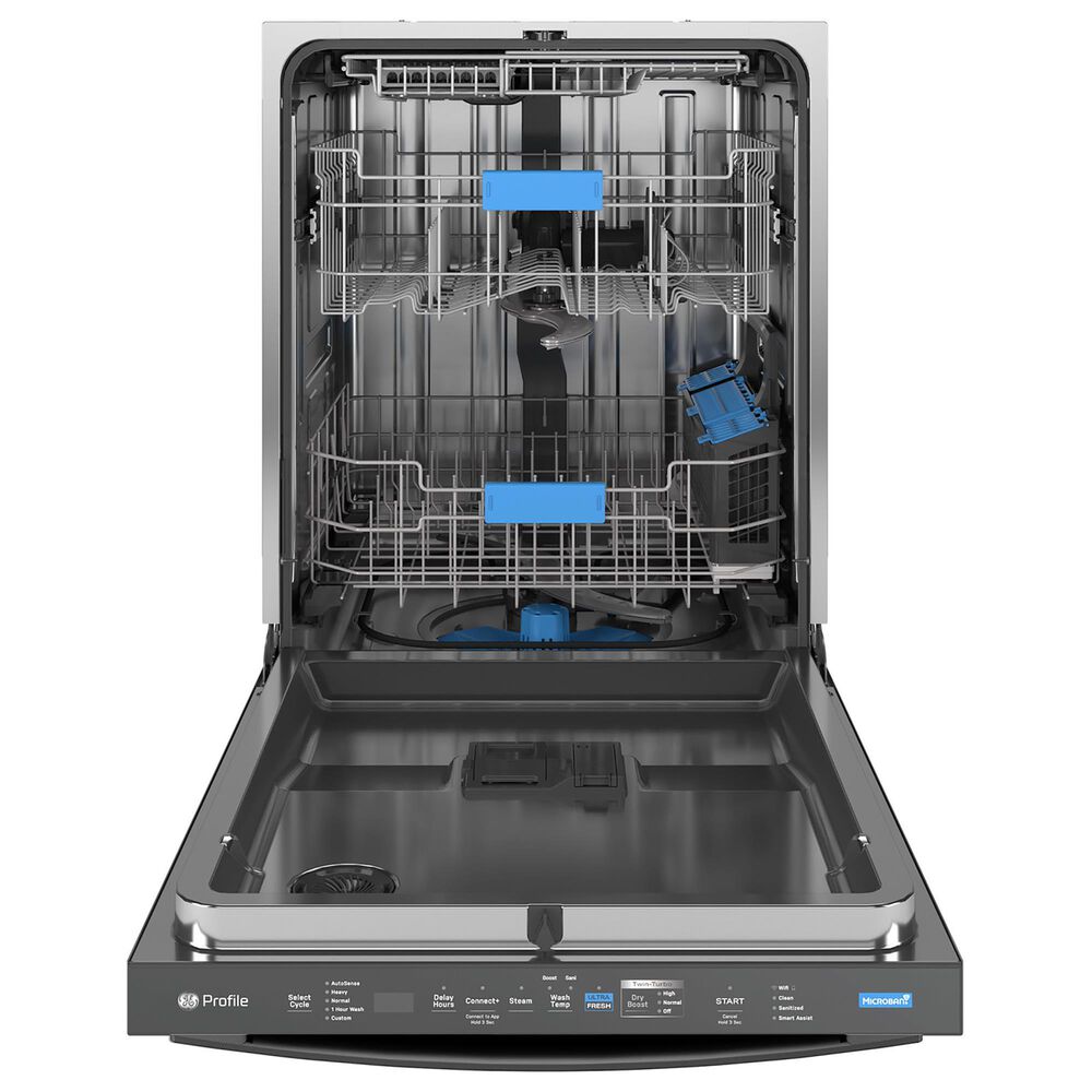 GE Profile 24&quot; Built-In Dishwasher with 39 dBA in Fingerprint Resistant Black Stainless, , large