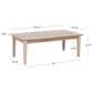 Linon Home Decor Teagon Rectangular Coffee Table in Natural, , large