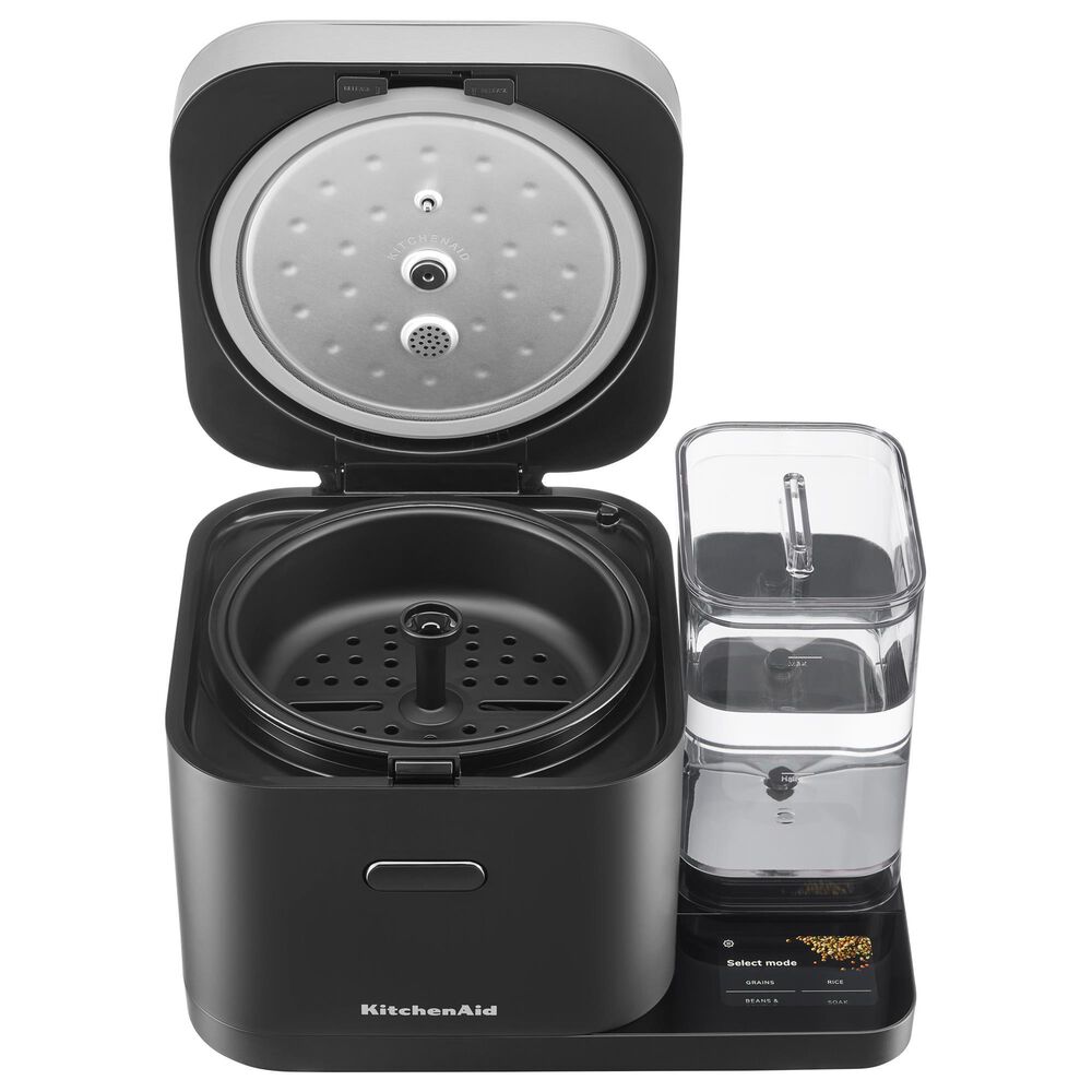 KitchenAid 8-Cup Grain and Rice Cooker in Black Matte, , large