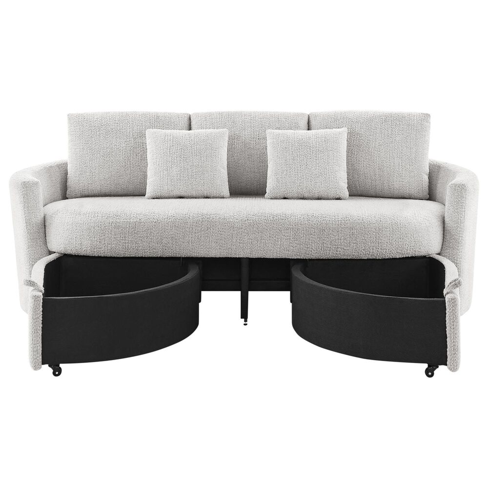 Lifestyle Solutions Beckett Stationary Storage Sofa in Ivory, , large