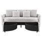 Lifestyle Solutions Beckett Stationary Storage Sofa in Ivory, , large