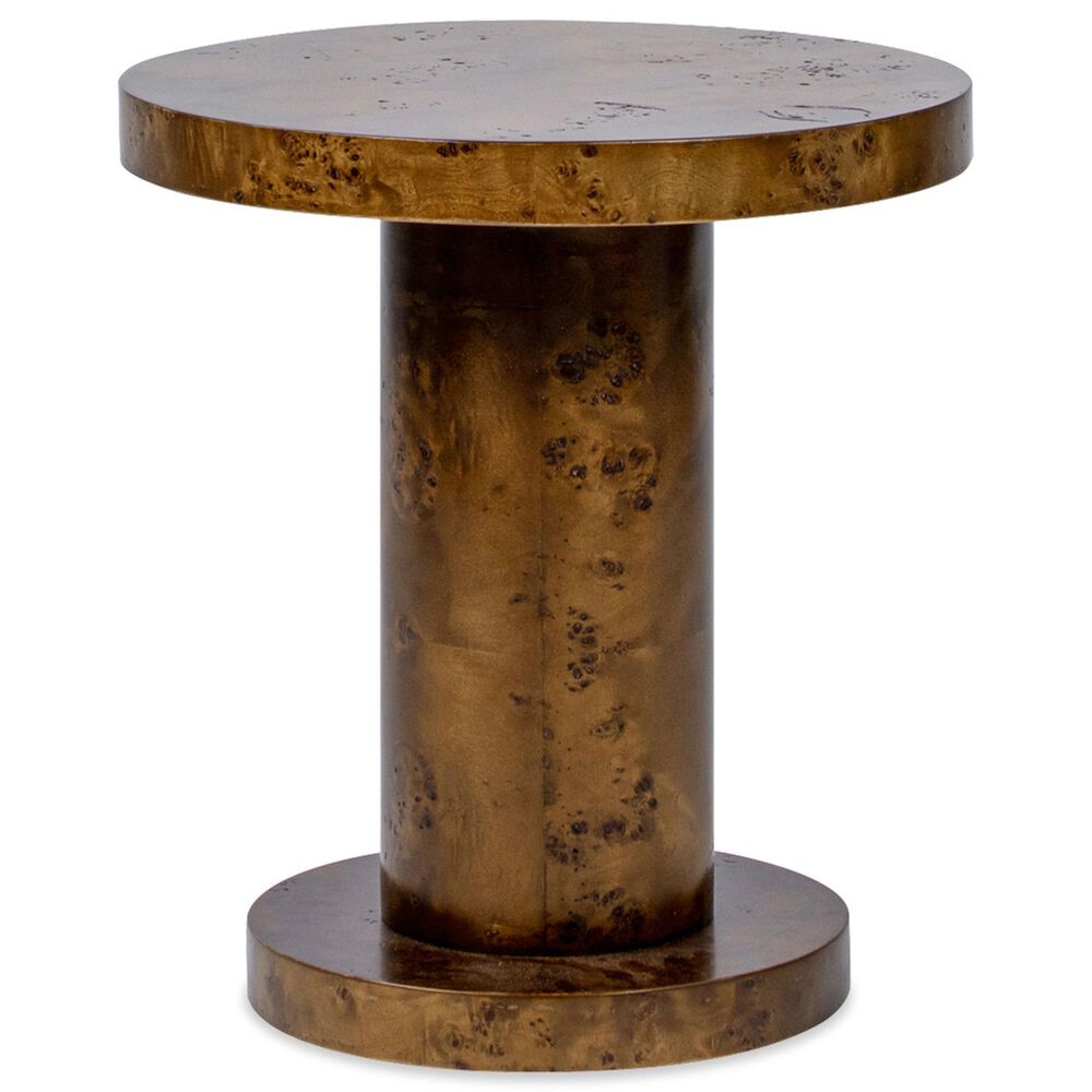 Jennifer Taylor Home Kenzie Accent Side Table in Walnut Brown, , large