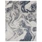 Surya Tibetan 6"7" x 9"6" Dark Blue, Denim, Charcoal, Light Gray and White Area Rug, , large