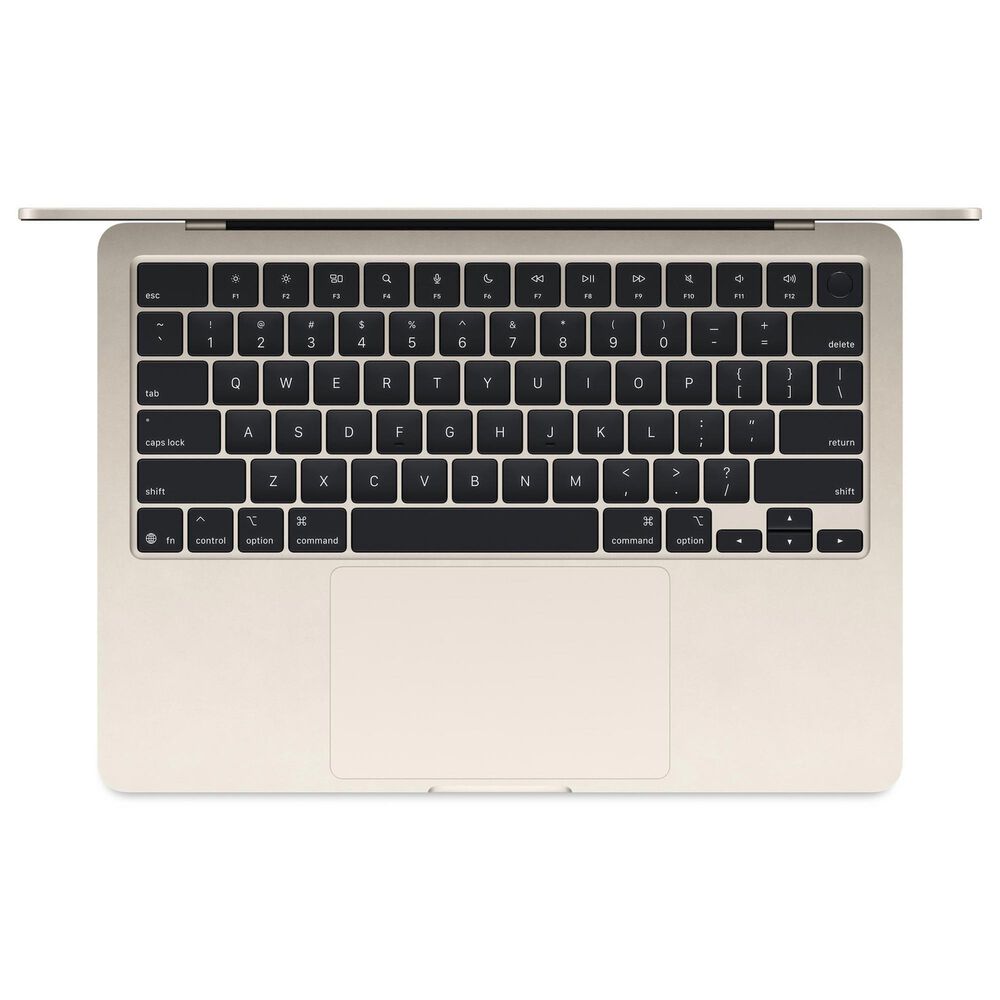 Apple MacBook Air 13.6&quot; Laptop - Apple M4 chip 10-core CPU - 24GB RAM - 10-core GPU - 512GB SSD in Starlight with 3-Year AppleCare+, , large