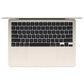 Apple MacBook Air 13.6" Laptop - Apple M4 chip 10-core CPU - 24GB RAM - 10-core GPU - 512GB SSD in Starlight with 3-Year AppleCare+, , large