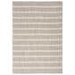 Nourison Positano POS03 Grey and Ivory 7" x 10" Indoor/Outdoor Area Rug, , large